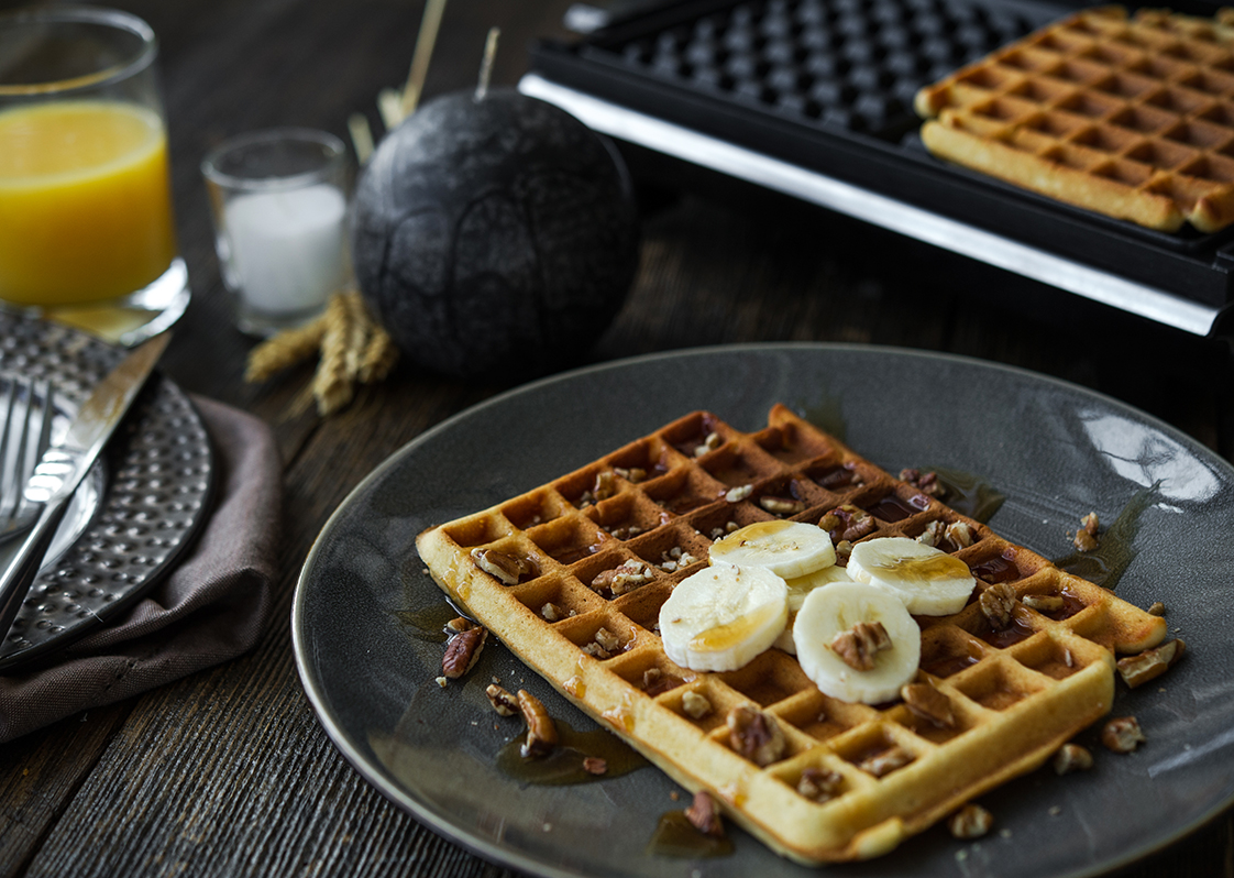Banana Spice Waffles Recipe Foreman